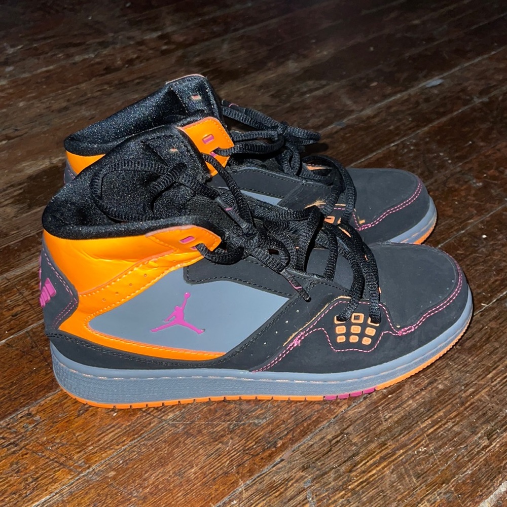 Jordan 1 Flight GS ‘Black Orange’ Size 4.5